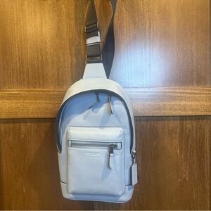 Coach Blue Leather Sling Bag